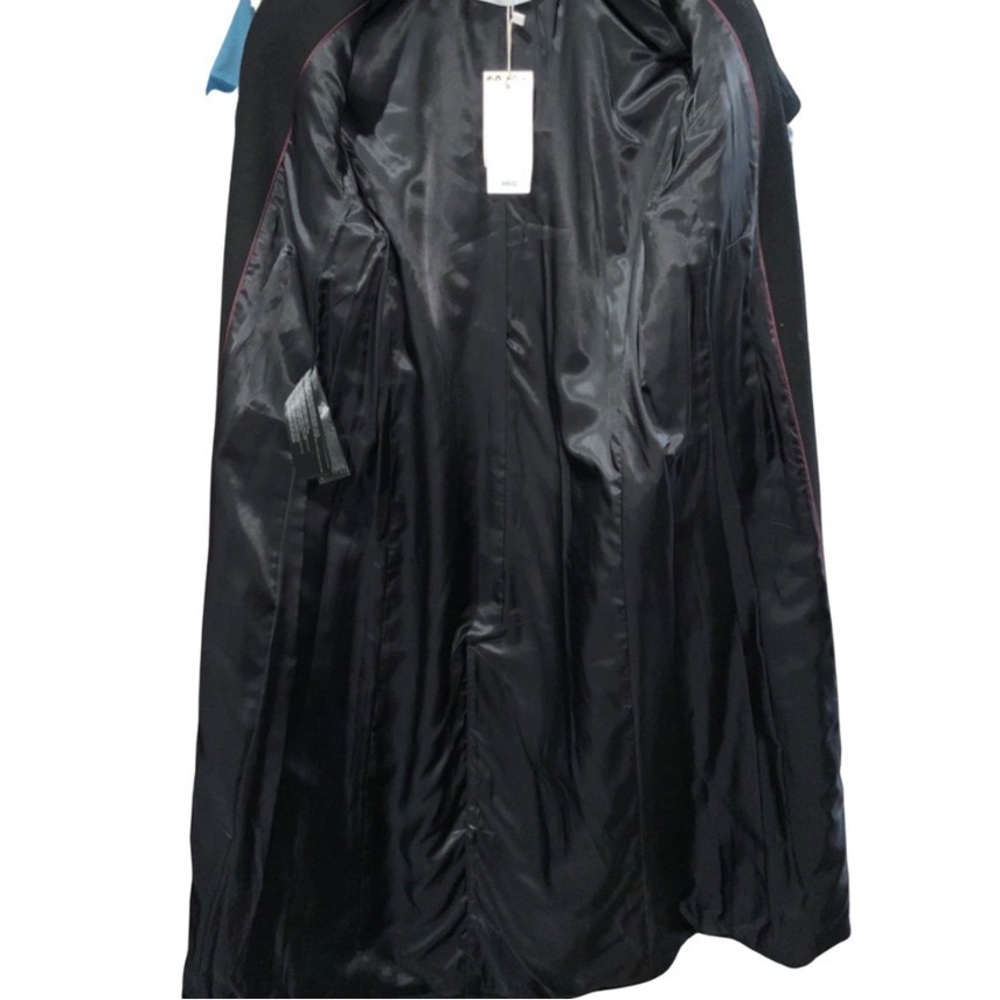 Black Satin Lined Coat